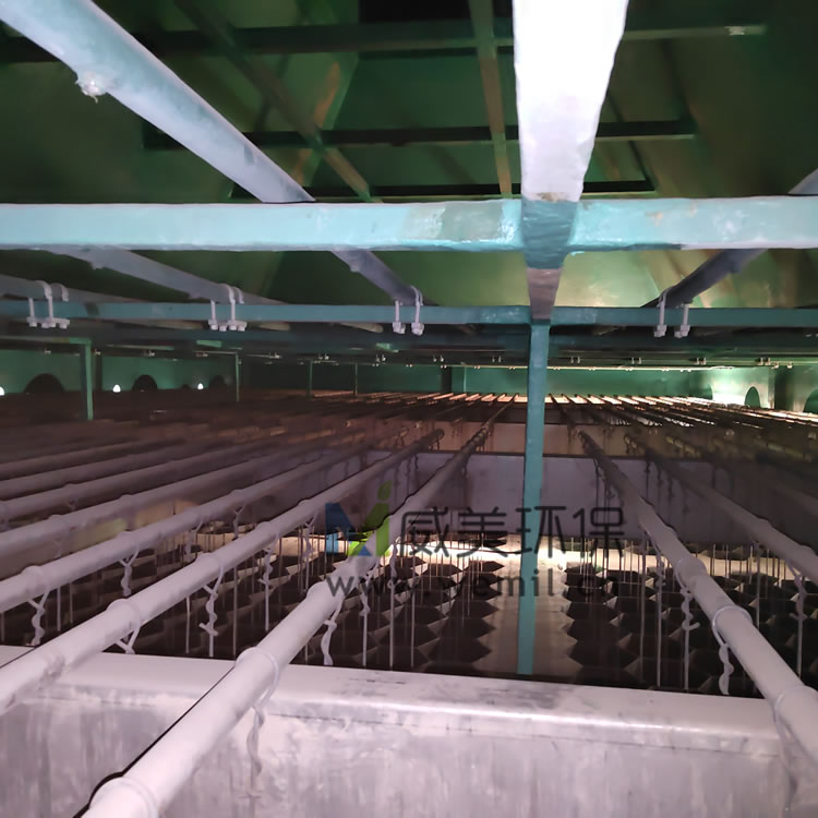 黃磷水淬渣、渣汽處理工序配套靜電除霧器內(nèi)部